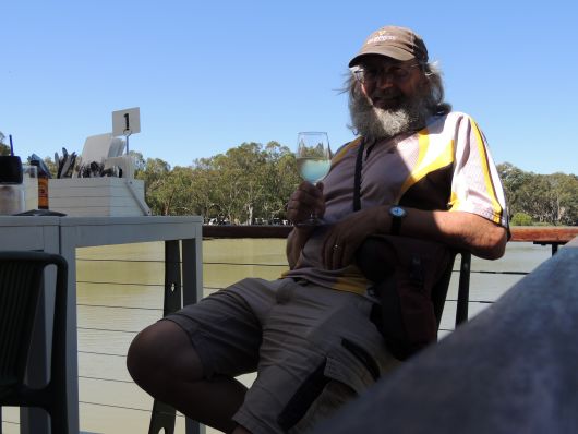 Gerhard in Cafe 1909 at the Murray